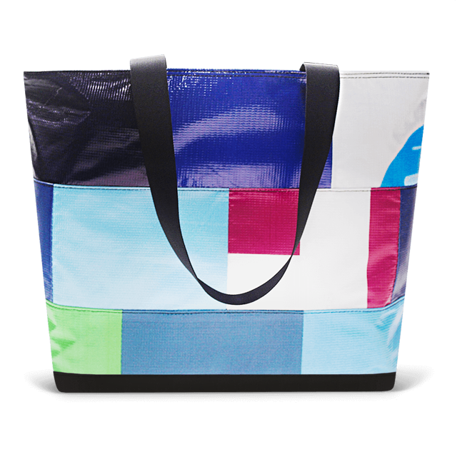 Patchwork Zippered Blake Tote