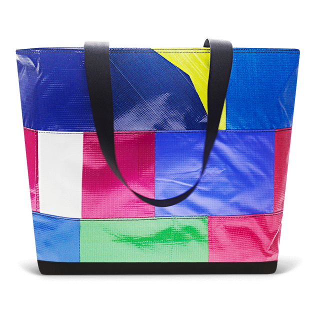 Patchwork Zippered Blake Tote