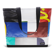 Patchwork Zippered Blake Tote
