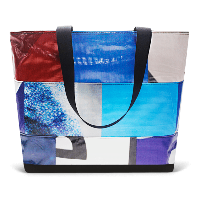 Patchwork Zippered Blake Tote