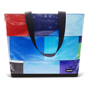 Patchwork Zippered Blake Tote