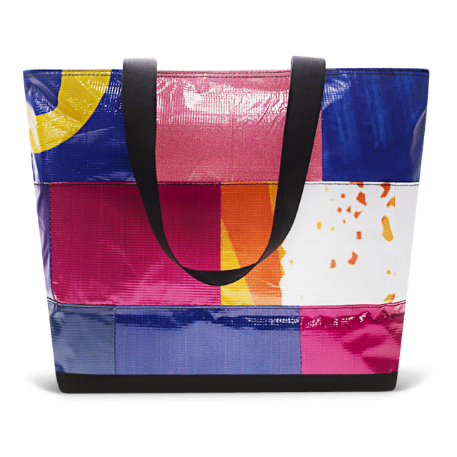 Patchwork Zippered Blake Tote