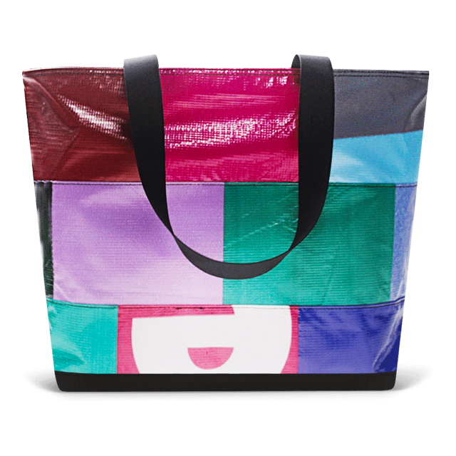 Patchwork Zippered Blake Tote