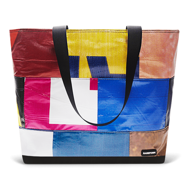 Patchwork Zippered Blake Tote