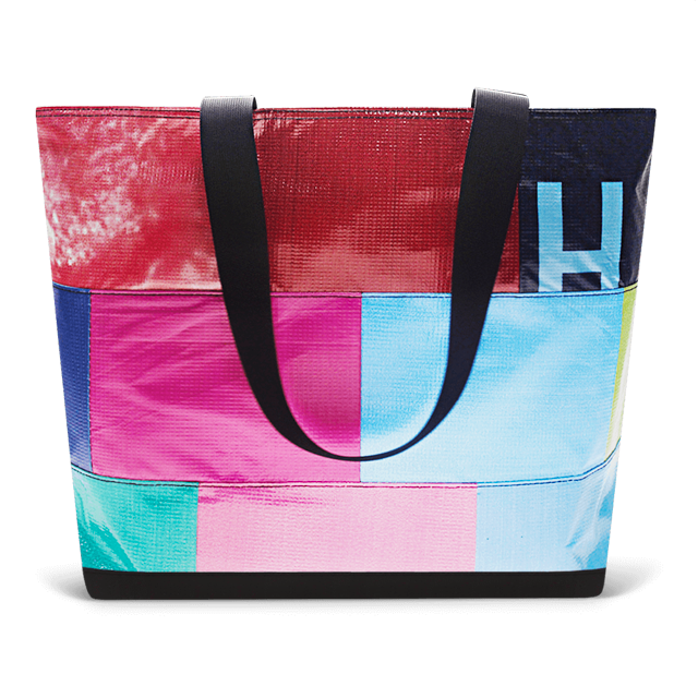 Patchwork Zippered Blake Tote
