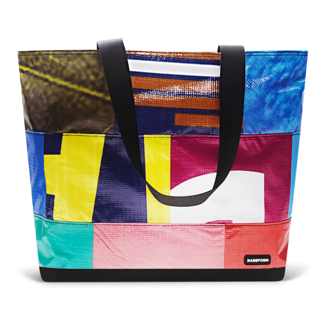 Patchwork Zippered Blake Tote