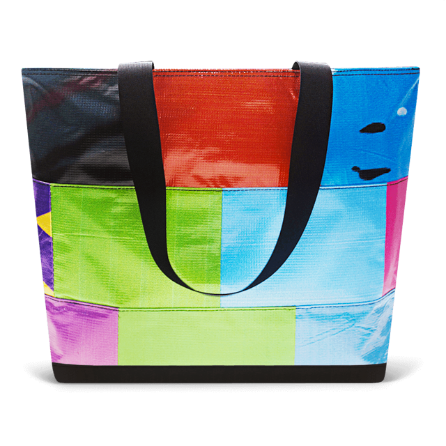 Patchwork Zippered Blake Tote