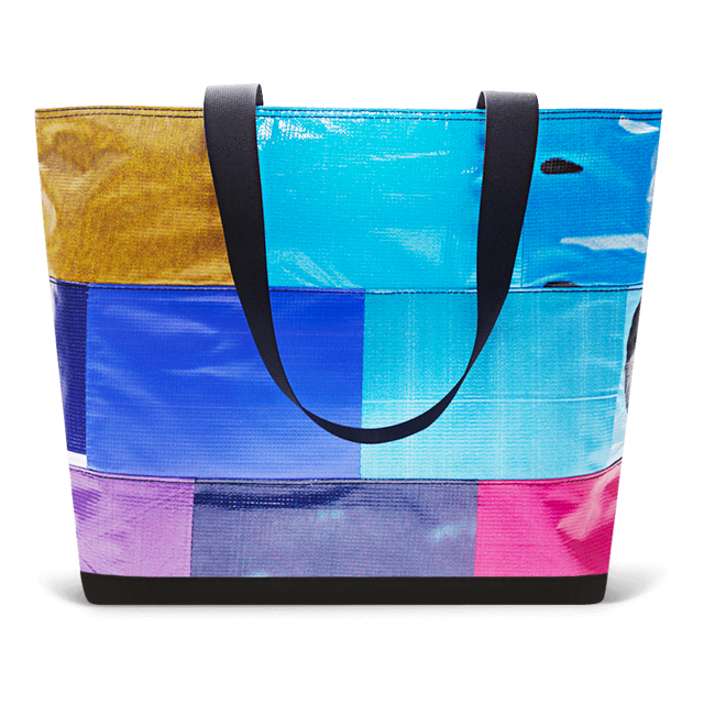 Patchwork Zippered Blake Tote