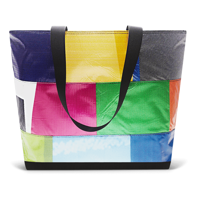Patchwork Zippered Blake Tote