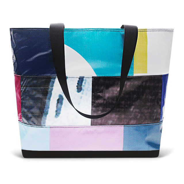 Patchwork Zippered Blake Tote