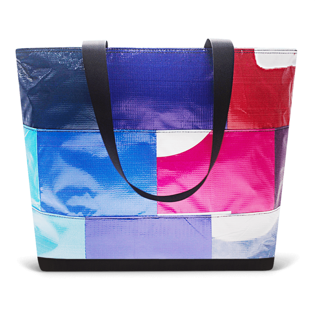 Patchwork Zippered Blake Tote