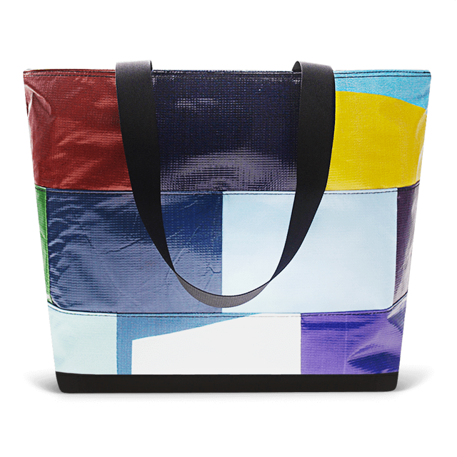 Patchwork Zippered Blake Tote