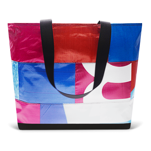 Patchwork Zippered Blake Tote