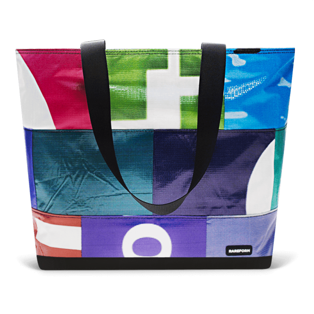 Patchwork Zippered Blake Tote