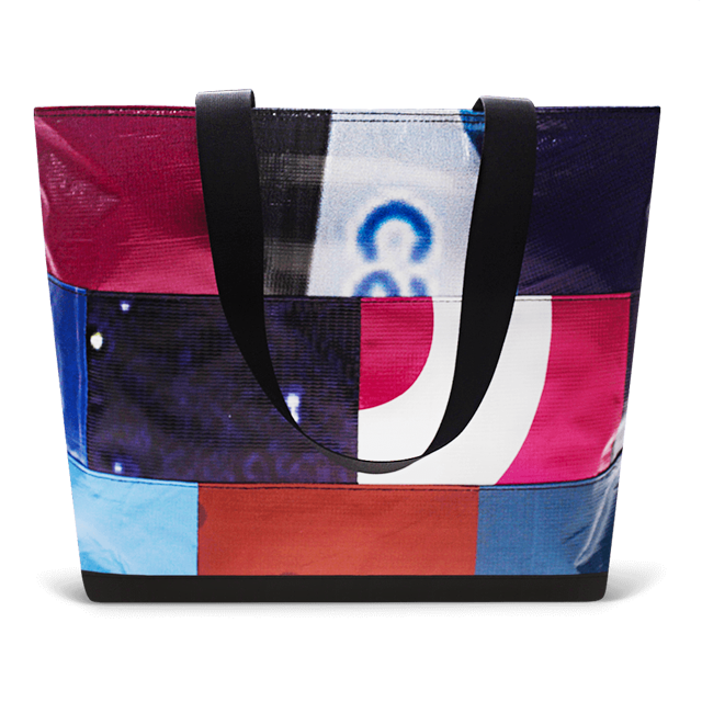 Patchwork Zippered Blake Tote