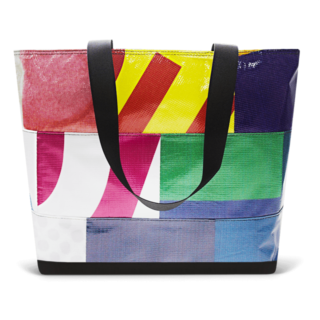 Patchwork Zippered Blake Tote
