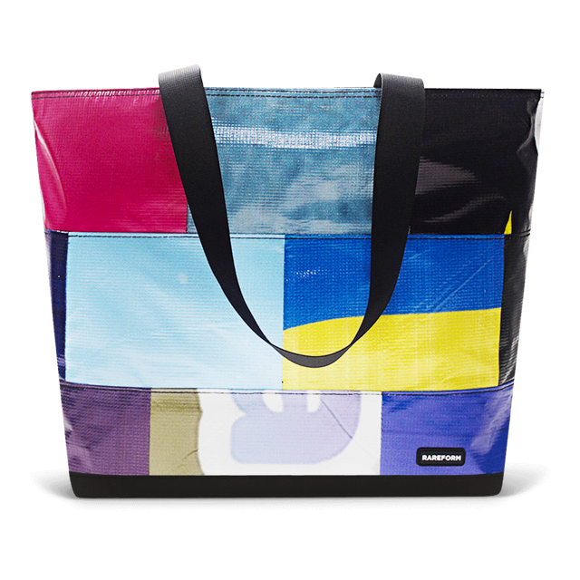 Patchwork Zippered Blake Tote