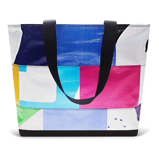 Patchwork Zippered Blake Tote