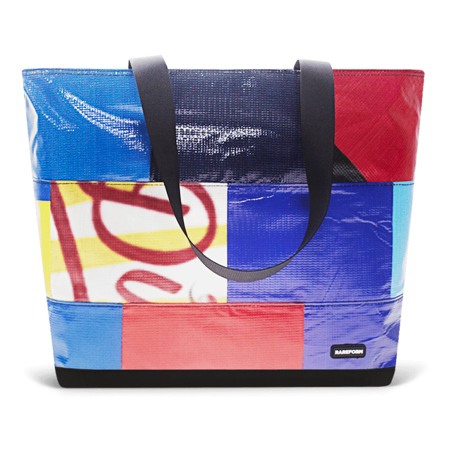 Patchwork Zippered Blake Tote