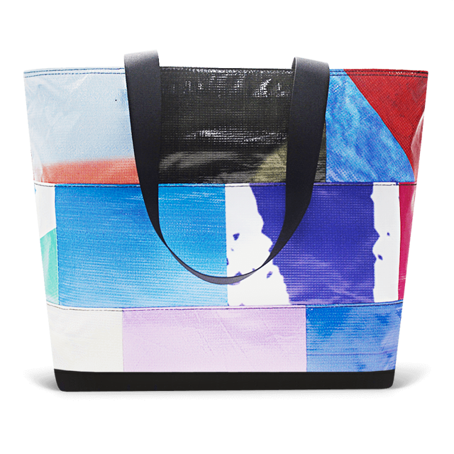 Patchwork Zippered Blake Tote