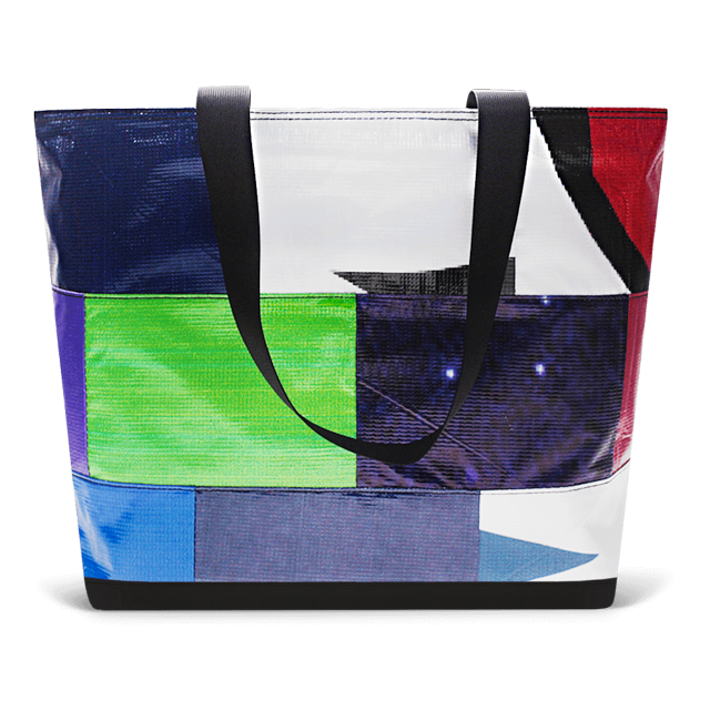 Patchwork Zippered Blake Tote