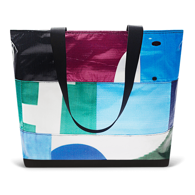 Patchwork Zippered Blake Tote
