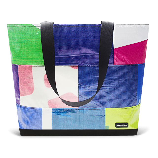 Patchwork Zippered Blake Tote