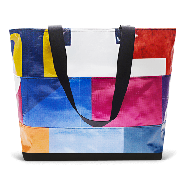 Patchwork Zippered Blake Tote