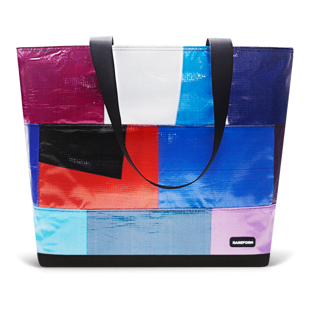 Patchwork Zippered Blake Tote