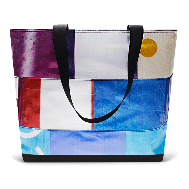 Patchwork Zippered Blake Tote