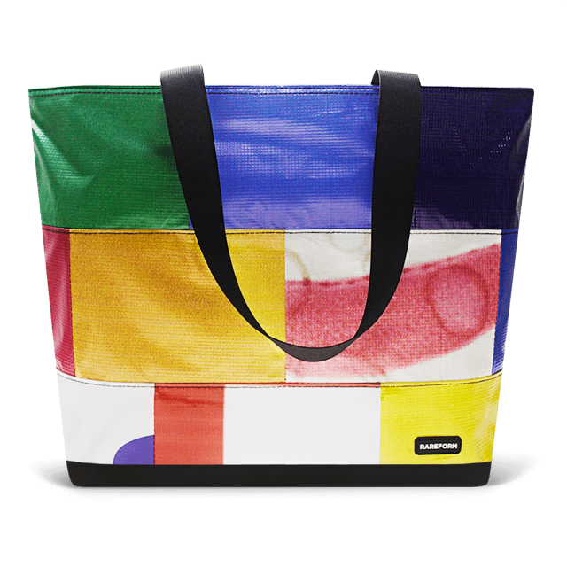 Patchwork Zippered Blake Tote