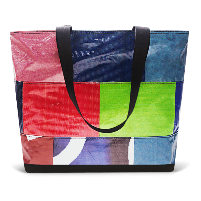 Patchwork Zippered Blake Tote