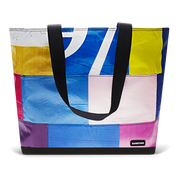 Patchwork Zippered Blake Tote