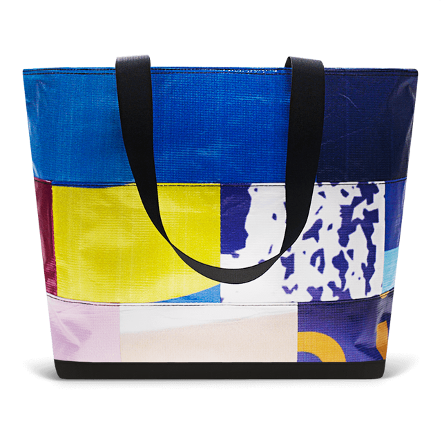 Patchwork Zippered Blake Tote