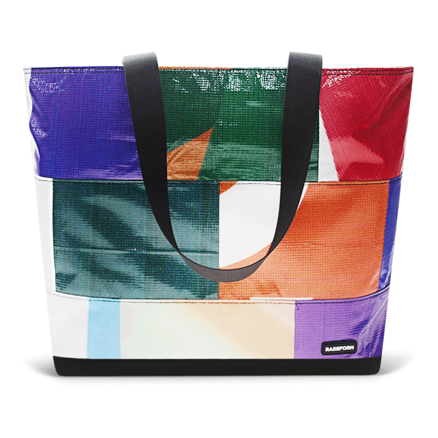 Patchwork Zippered Blake Tote