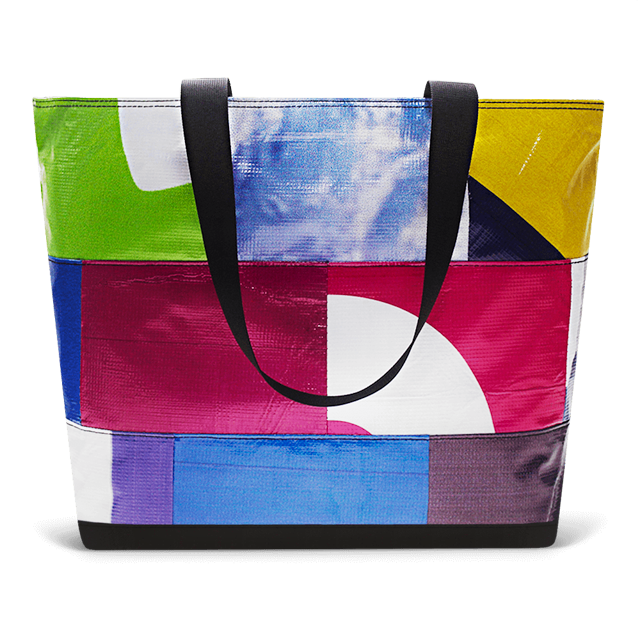 Patchwork Zippered Blake Tote