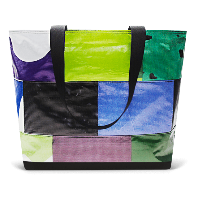 Patchwork Zippered Blake Tote