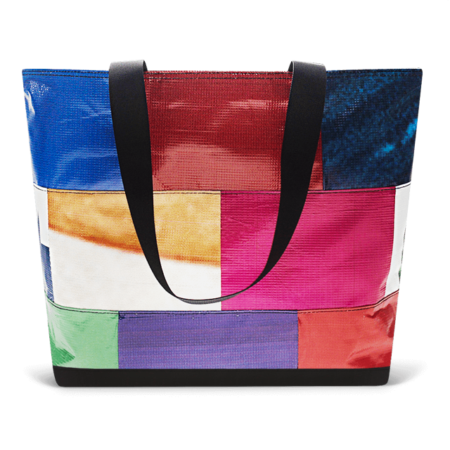 Patchwork Zippered Blake Tote