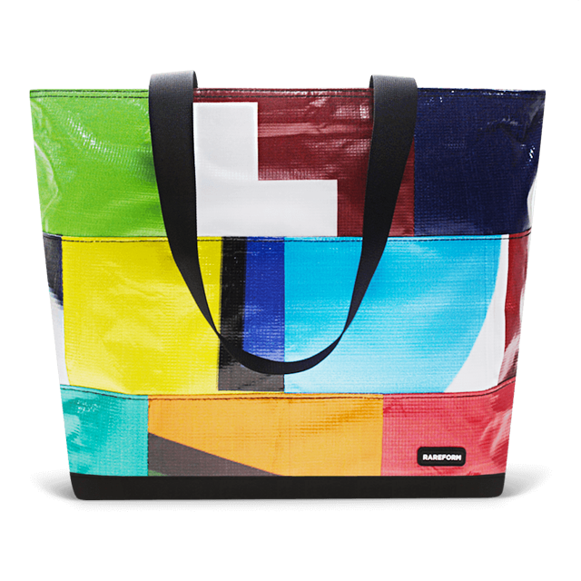 Patchwork Zippered Blake Tote
