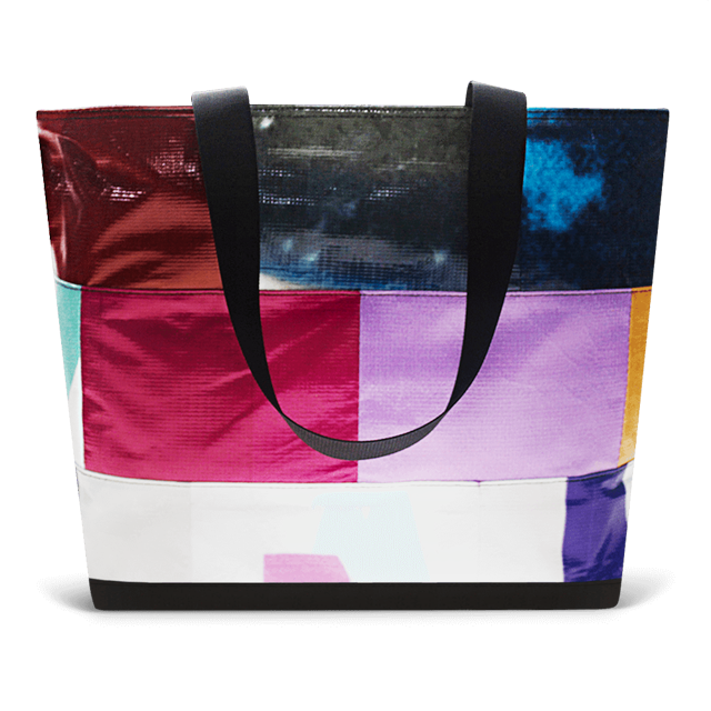 Patchwork Zippered Blake Tote
