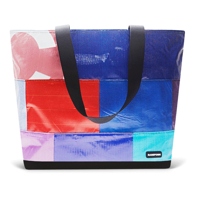 Patchwork Zippered Blake Tote