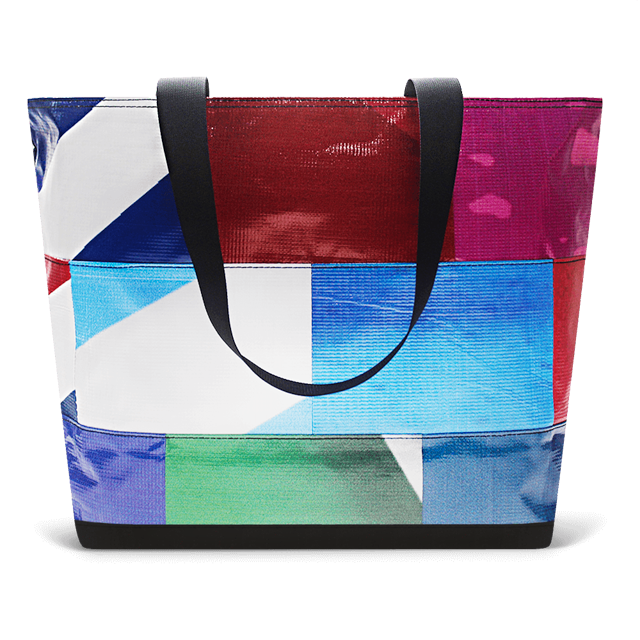 Patchwork Zippered Blake Tote