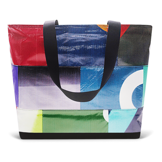 Patchwork Zippered Blake Tote