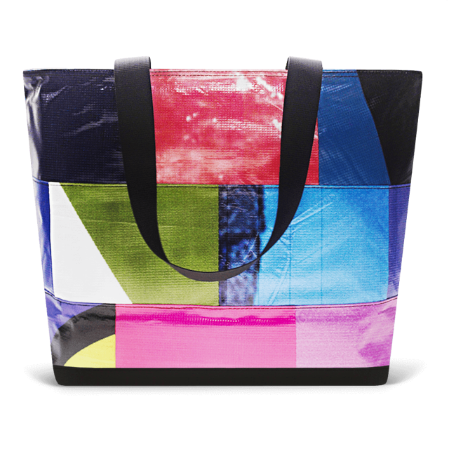 Patchwork Zippered Blake Tote