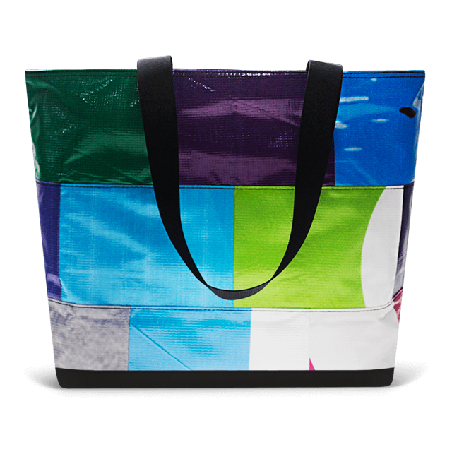 Patchwork Zippered Blake Tote