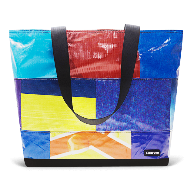 Patchwork Zippered Blake Tote