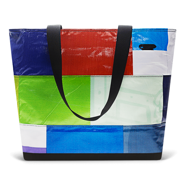 Patchwork Zippered Blake Tote