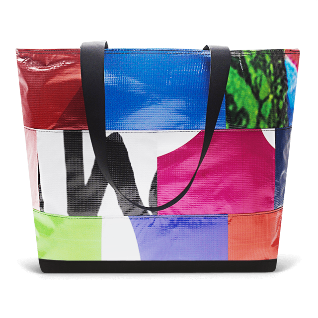 Patchwork Zippered Blake Tote