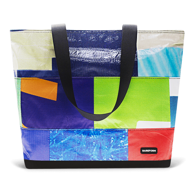 Patchwork Zippered Blake Tote