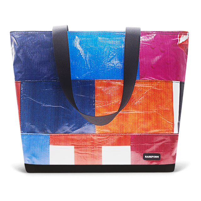 Patchwork Zippered Blake Tote
